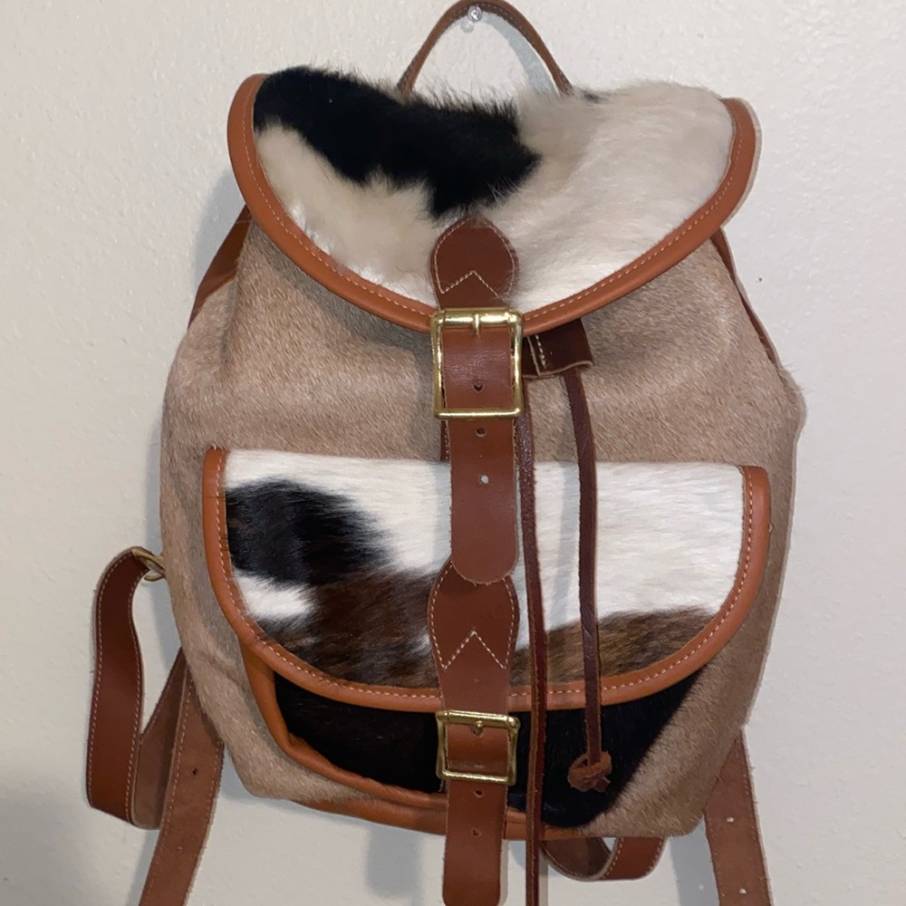 Small tri lux milk leather bag genuine custom bag